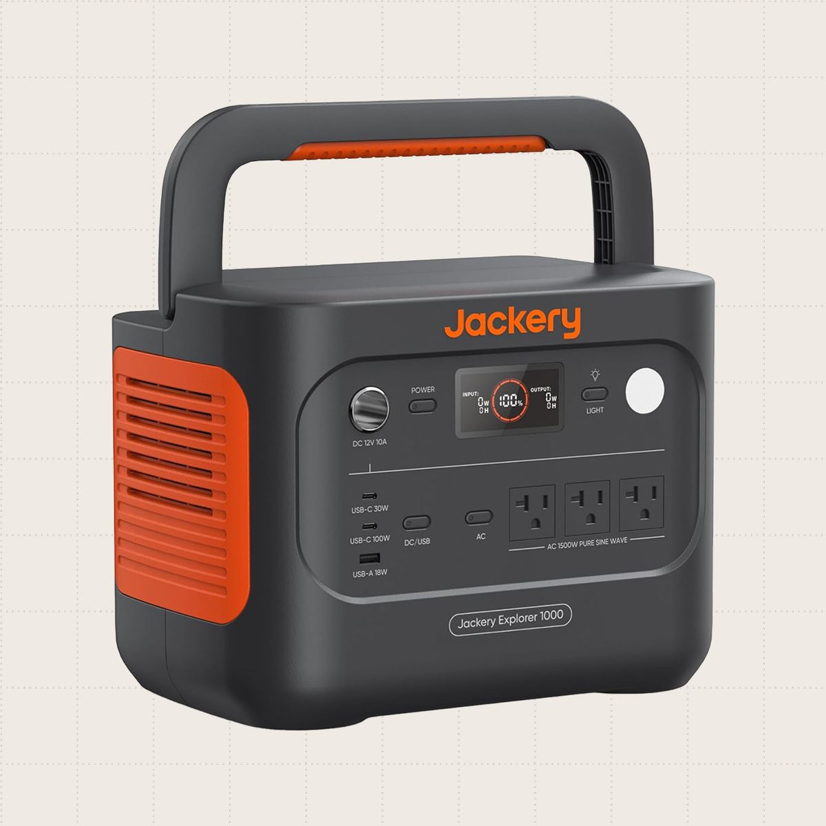 The Jackery Explorer 1000 v2, a portable power station.