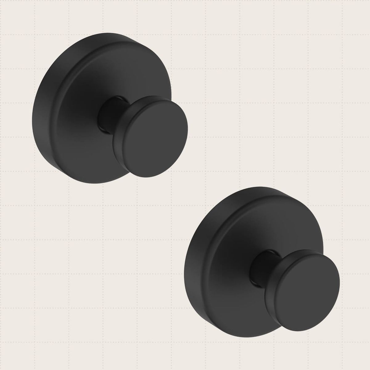 Bntuk Suction-Cup Hooks for Shower, Two-Pack