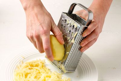 Use a Potato To Clean Your Cheese Grater in Seconds